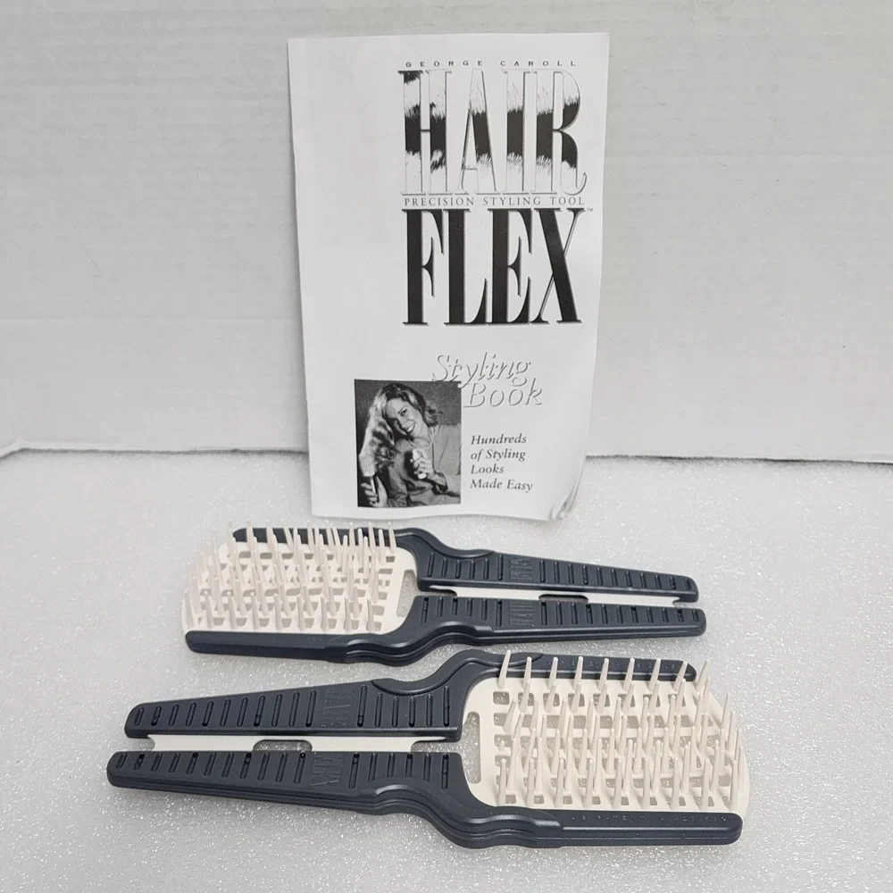 Bendi Brush Blue Round Hairstyle Brush Comb 4 Combos Volumizer Teasing Combs New